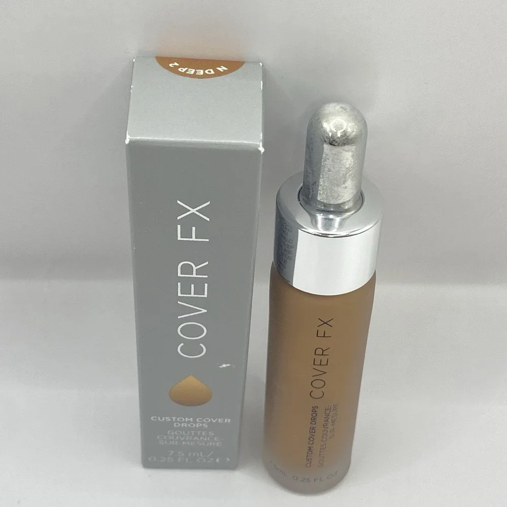 Cover FX Custom Cover Drops ~ N Deep 2 ~ 7.5 ml / 0.25 oz ~ BNIB